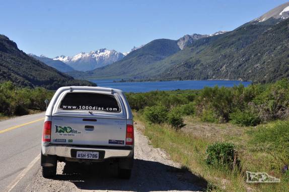 Chegando a bela região de Bariloche, nos Andes argentinos